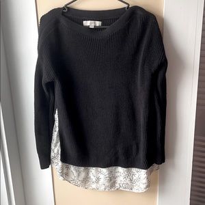 Layered Sweater Top
